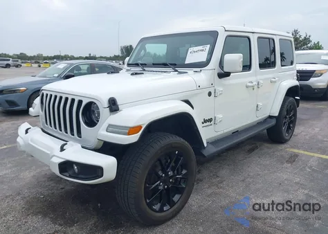2022 Jeep Wrangler Unlimited High Altitude 4X4 z USA, uszkodzony, nr VIN 1C4HJXENXNW139005